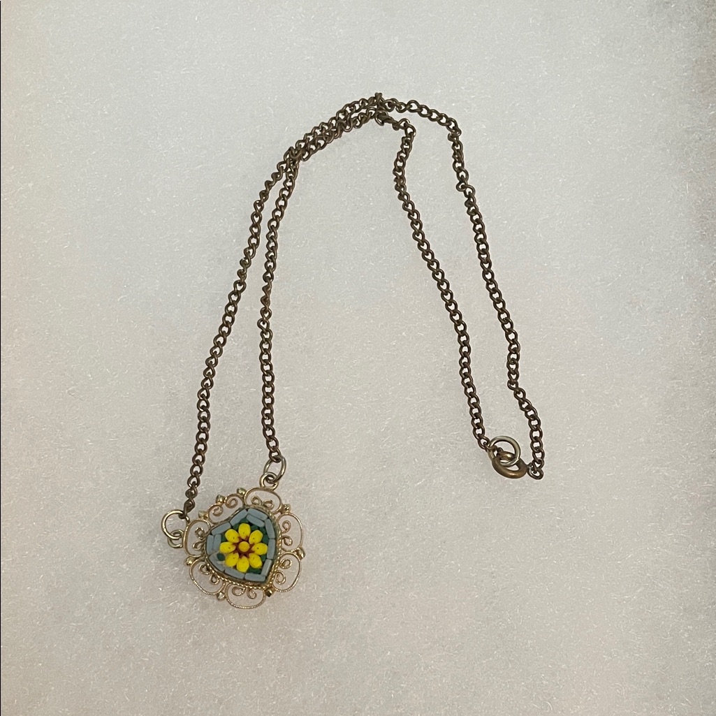 Vintage Italian Micromosaic Necklace